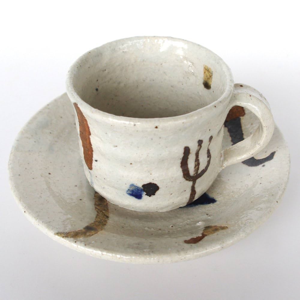 土冶器質 カップ 白(陶芸品) 土冶器質 カップ 白(陶芸品)